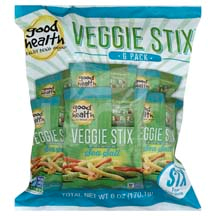 Good Health Veggie Stix - 8/6/1 oz