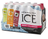 ICE Flavored Spakling Water FRUIT (all)  Pack , PET - 18/ 17oz
