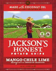 Jacksons Honest Chips Mango Chile Lime Coconut Oil At least 70% Organic 1.2 oz