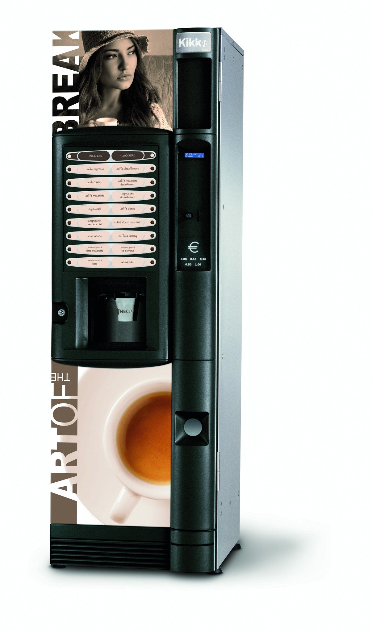 Necta Kikko Espresso Coffee/Decaf, Chocolate NEW