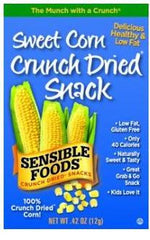 Sensible Foods Crunch Dried Sweet Corn - 12/1.3 oz