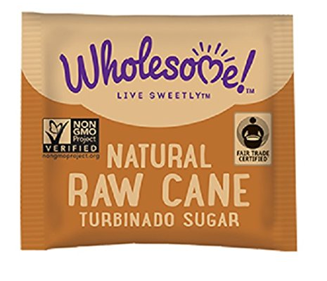 Wholesome Sweeteners Organic Turbinado Raw Cane Sugar Packets (500)