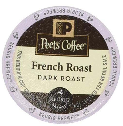 Peet's Coffee French Roast Single Cup Coffee for Keurig K-Cup (40)