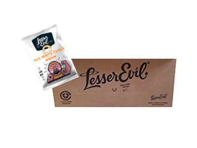 Lesser Evil Egg White Curls - Egg & Cheese 24/1.5oz