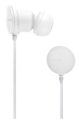 Nixon The Wire Mic Headphones White