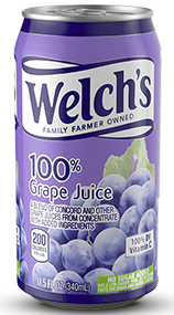 WELCH'S 100% Concord Grape Juice 24/11.5oz Can