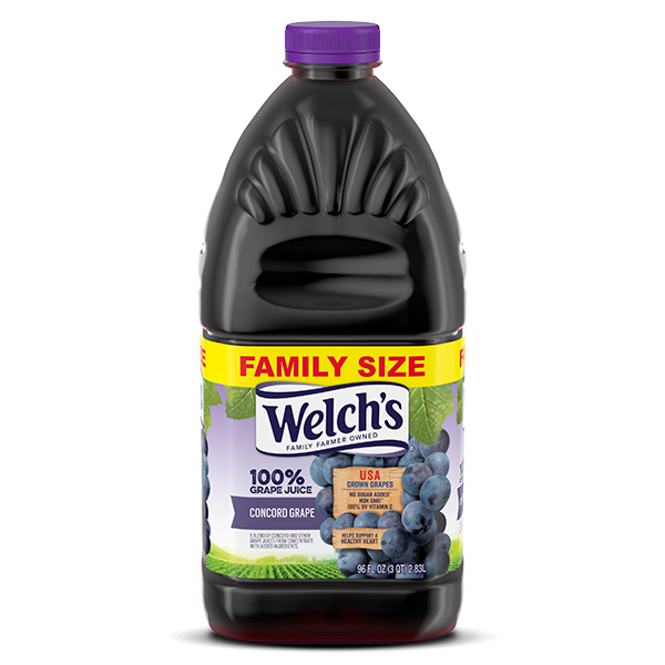 WELCH'S 100% Concord Grape Juice 1/96oz PET