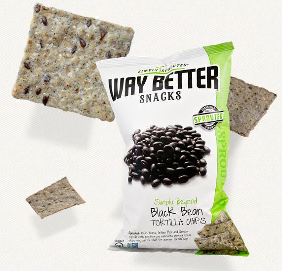 Way Better Black Bean Tortilla Chips 24 / 1.25 oz.