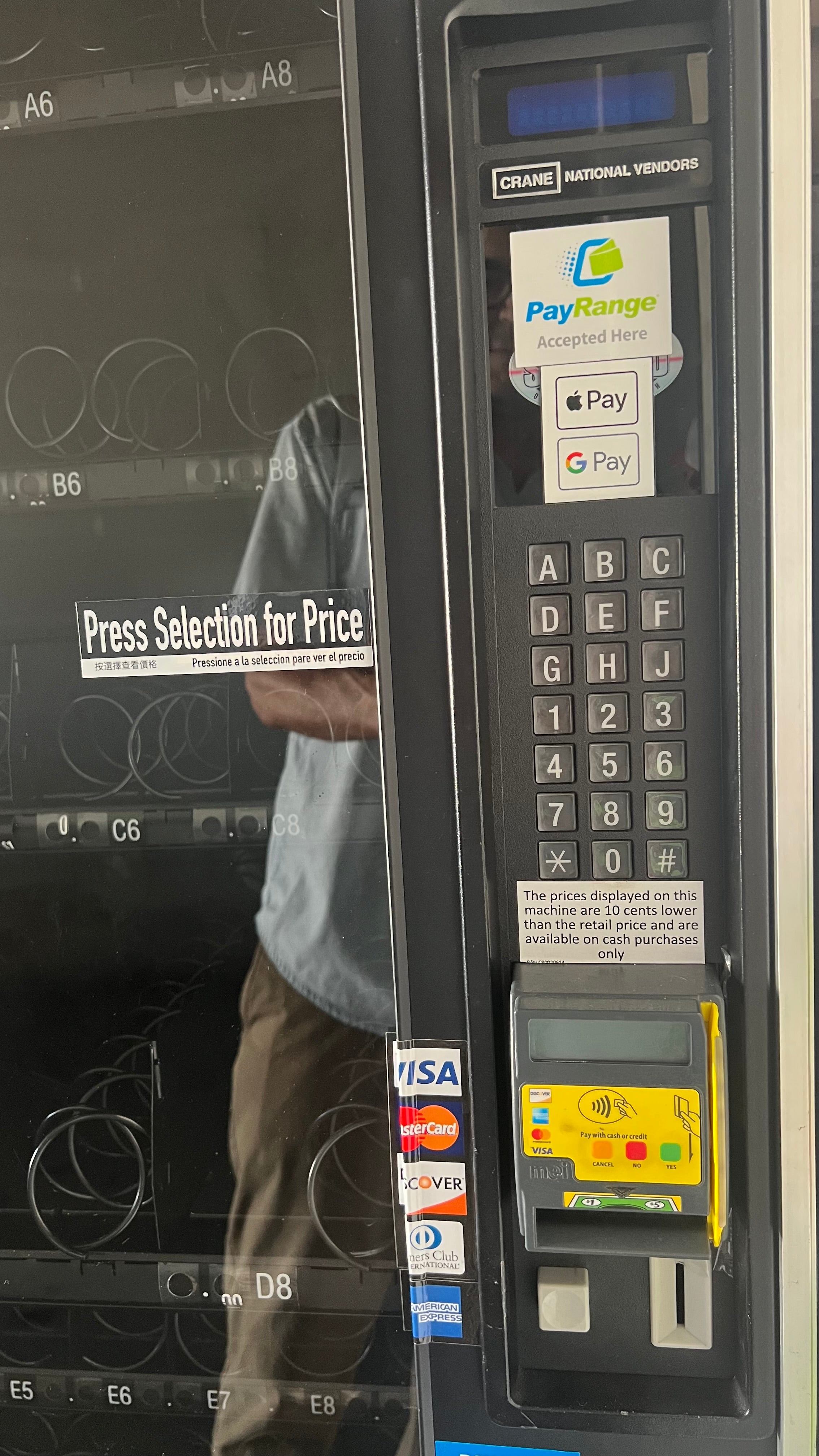 USI Snack 3159 Vending Machine MDB Upgraded