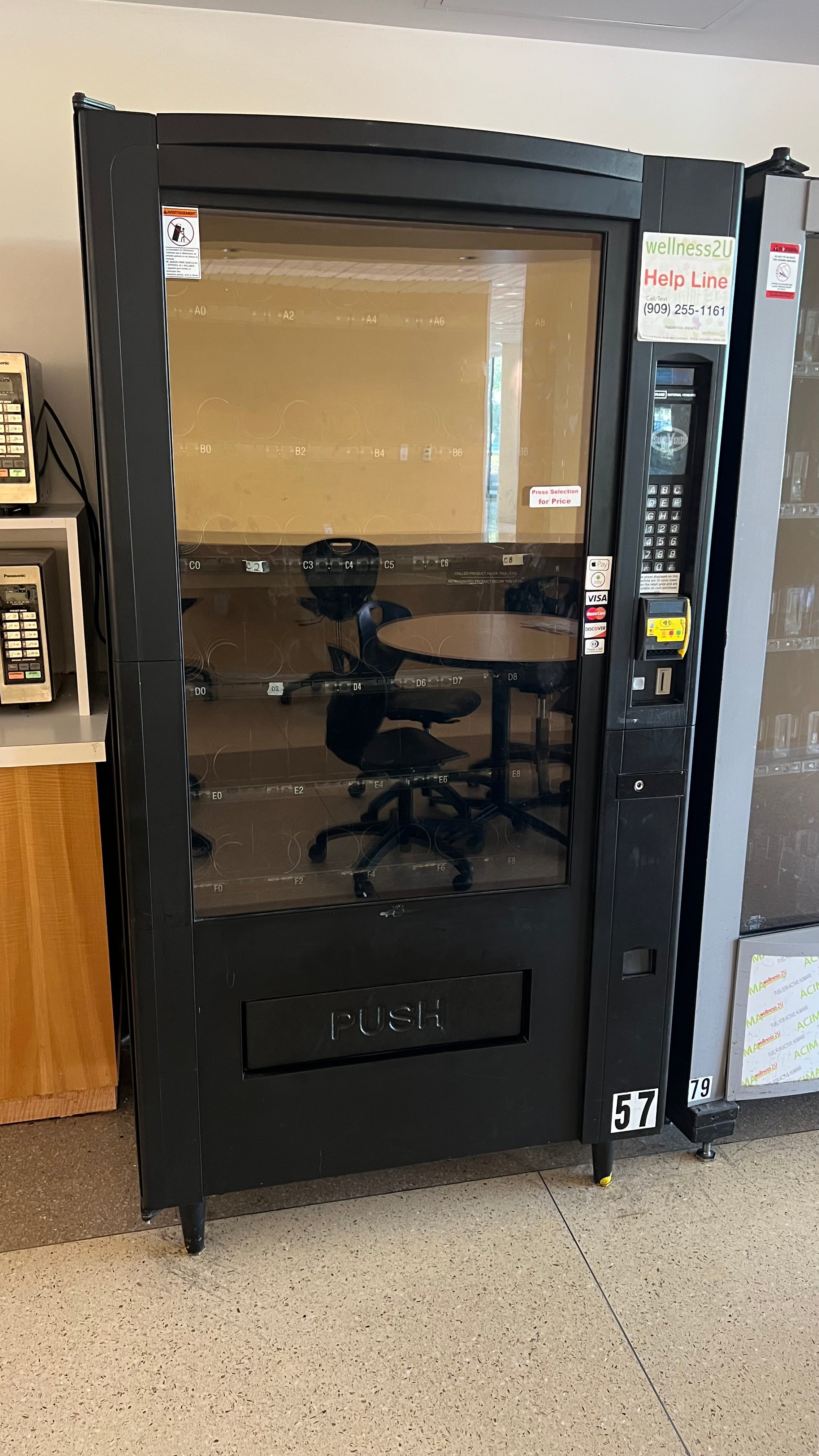 National 780D Combo Snack Refrigerated Vending Machine MDB