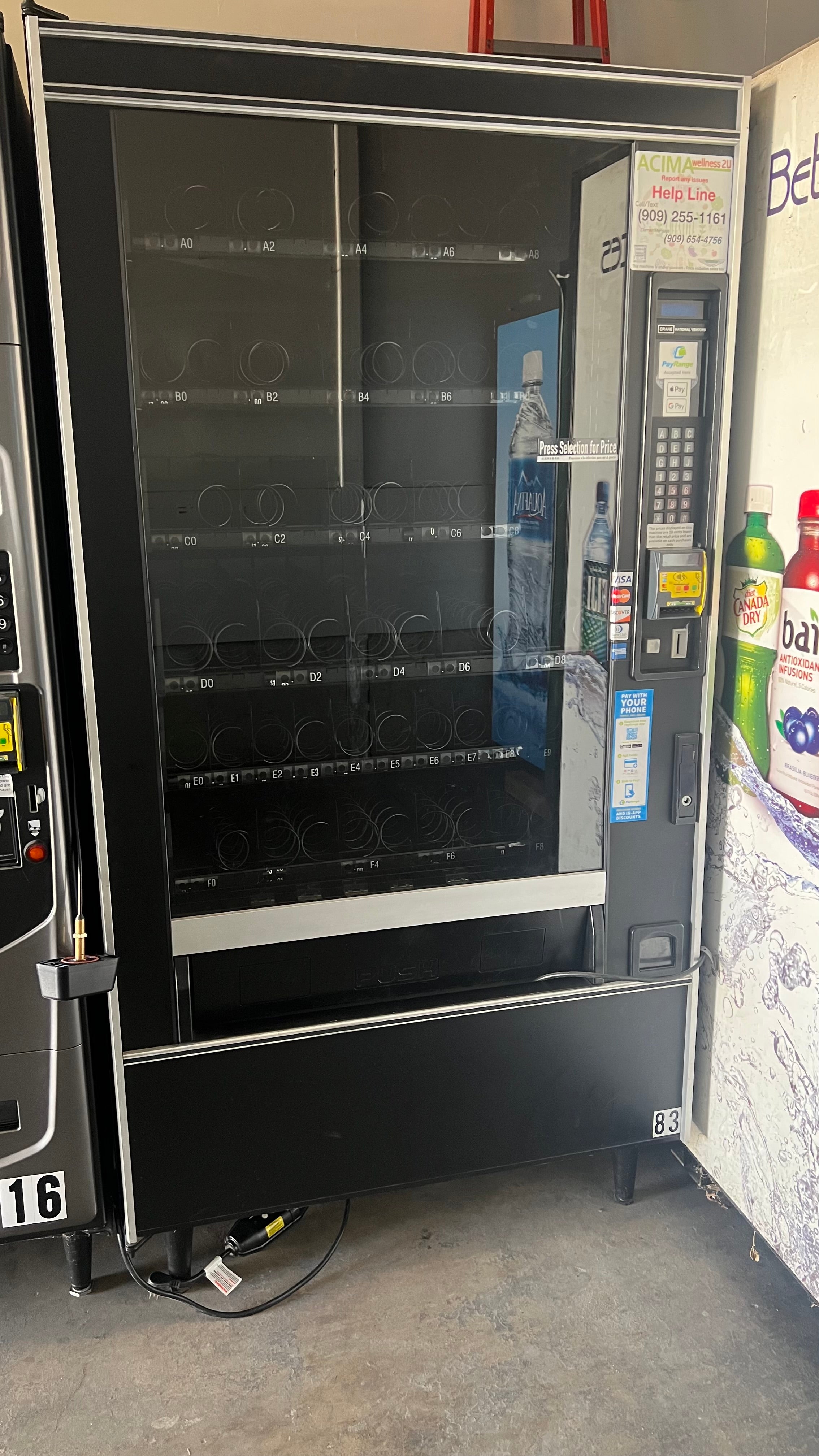 National 147 Snack Refrigerated Vending Machine MDB Upgraded