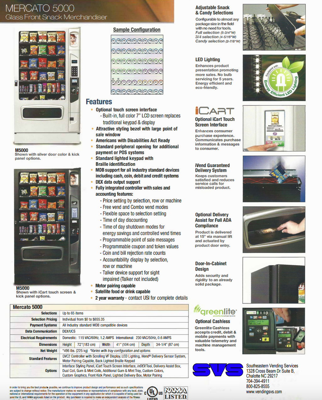 USI Mercato 5000 Snack Vending Machine