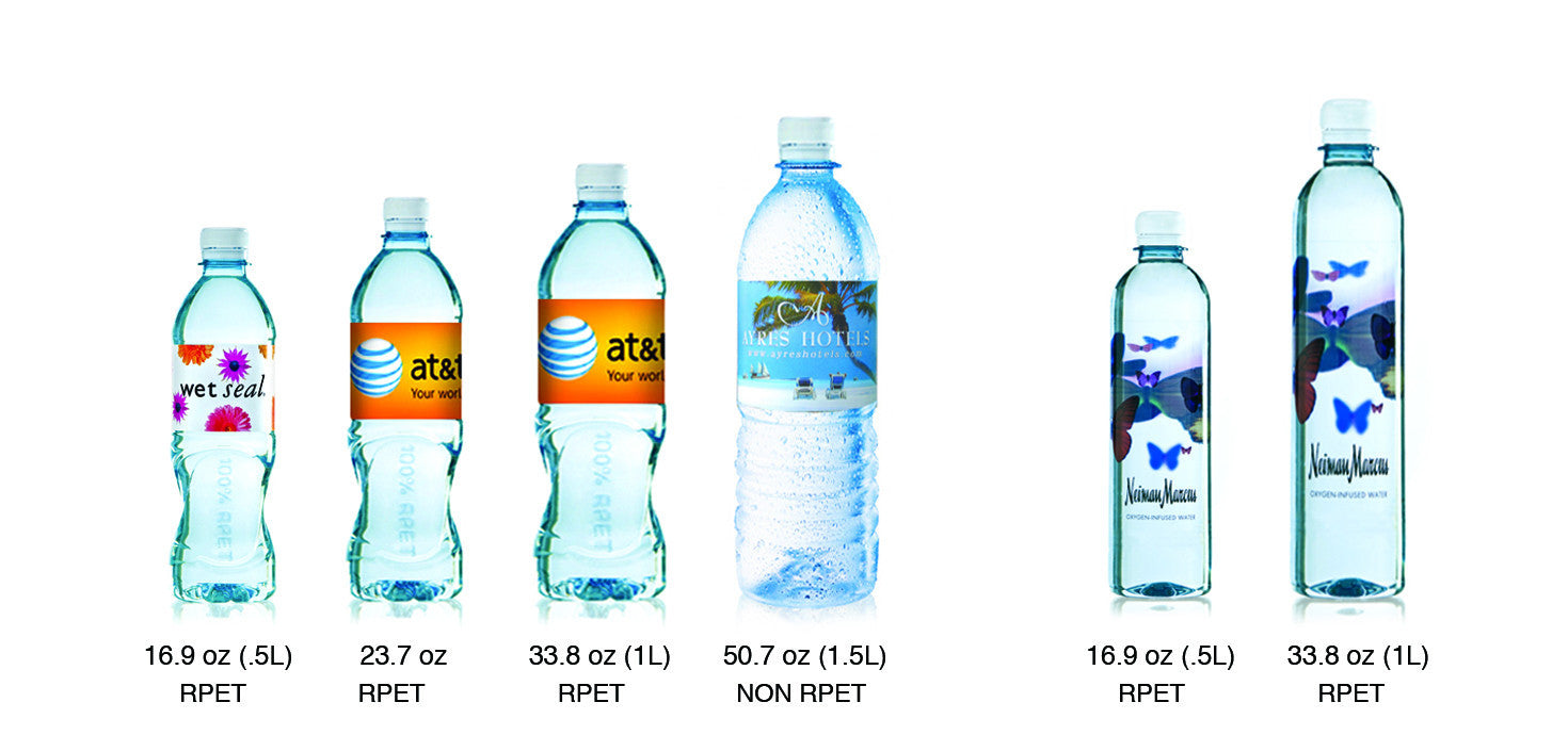 Private Label Promotional PURE Water (Your  Custom Label ) 72 Case / 24/16.9oz