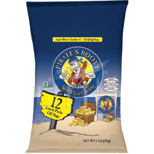 Pirate's Booty Lunch Packs Aged White Cheddar Chips -12/12/.5 oz