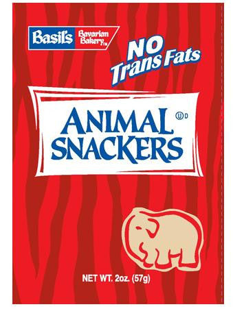 BISCOMERICA Basil's Animal Snacker Chocolate 100/1 oz