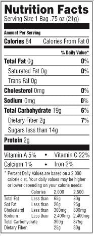 Sensible Foods Crunch Dried Cherry Berry Fruits - 12/1.3 oz