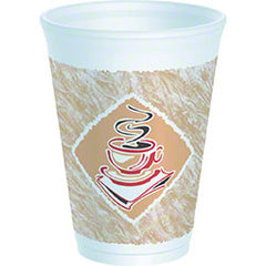 Dart® Café G™ Foam Cup - 12 oz. ITEM # DRT-12X12G