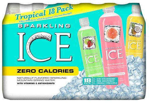 ICE Flavored Spakling Water TALKING RAIN Tropical Pack , PET 18/17oz