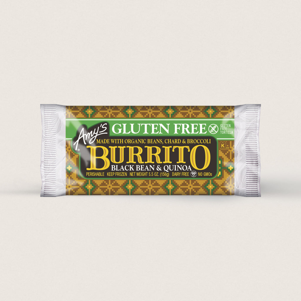 Amy's Black Bean & Quinoa - Gluten Free  Burrito