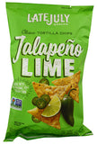 Late July Tortilla Chips Jalapeno LIME