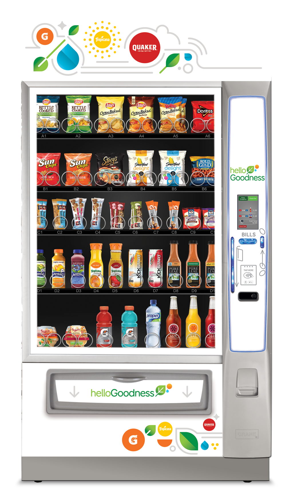 Hello Goodness COMBO Vending Machine
