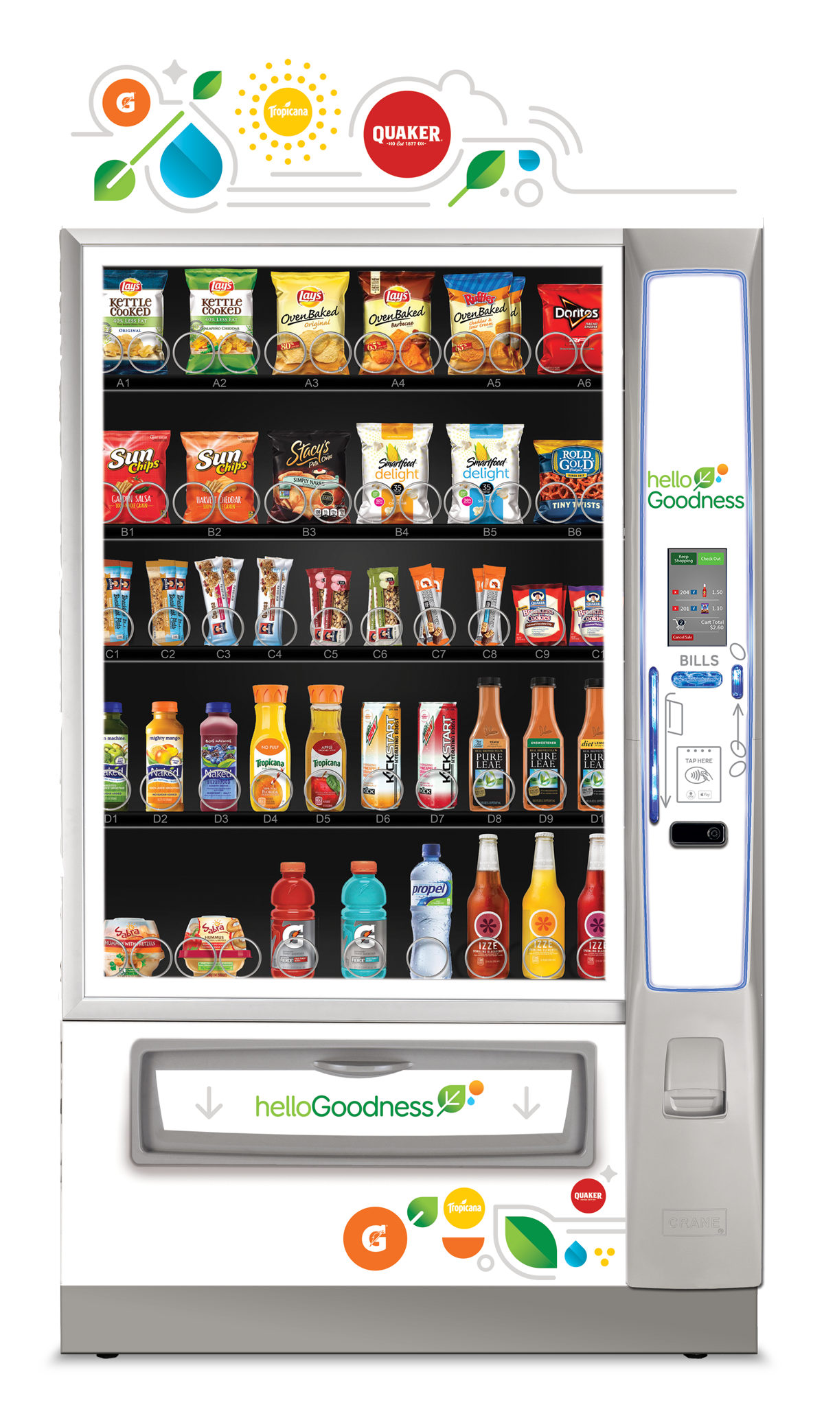 Hello Goodness COMBO Vending Machine