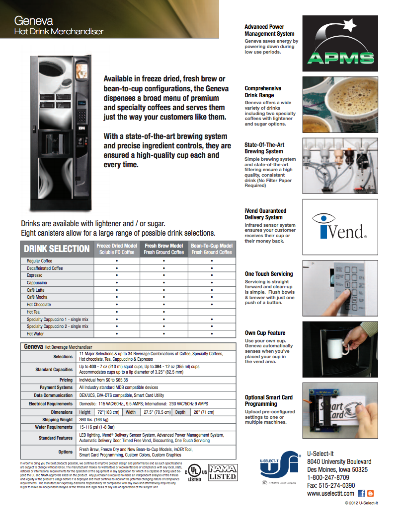 Geneva Coffee Merchandiser