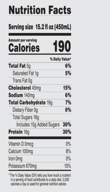 Bolthouse B STRONG VANILLA Protein  (450 ML) 15.2 OZ  6/case
