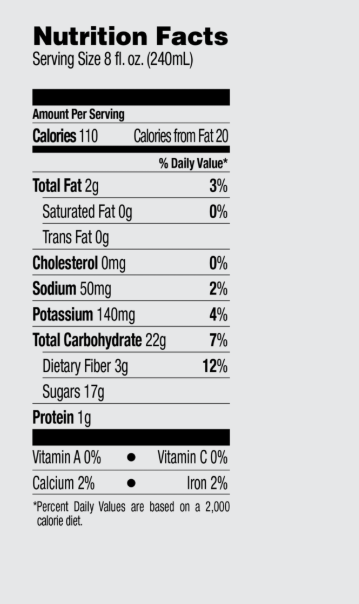 Bolthouse  BLUEBERRY BANANA ALMOND MILK ( 450 ML) 15.2 OZ  6/case