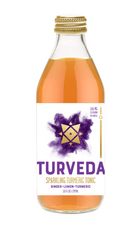 TURVEDA Sparkling Sparkling Sparkling Lemon + Ginger Tonic  12/10 oz (295ML)