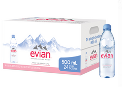 Evian Water 24/16.9 oz 500ml