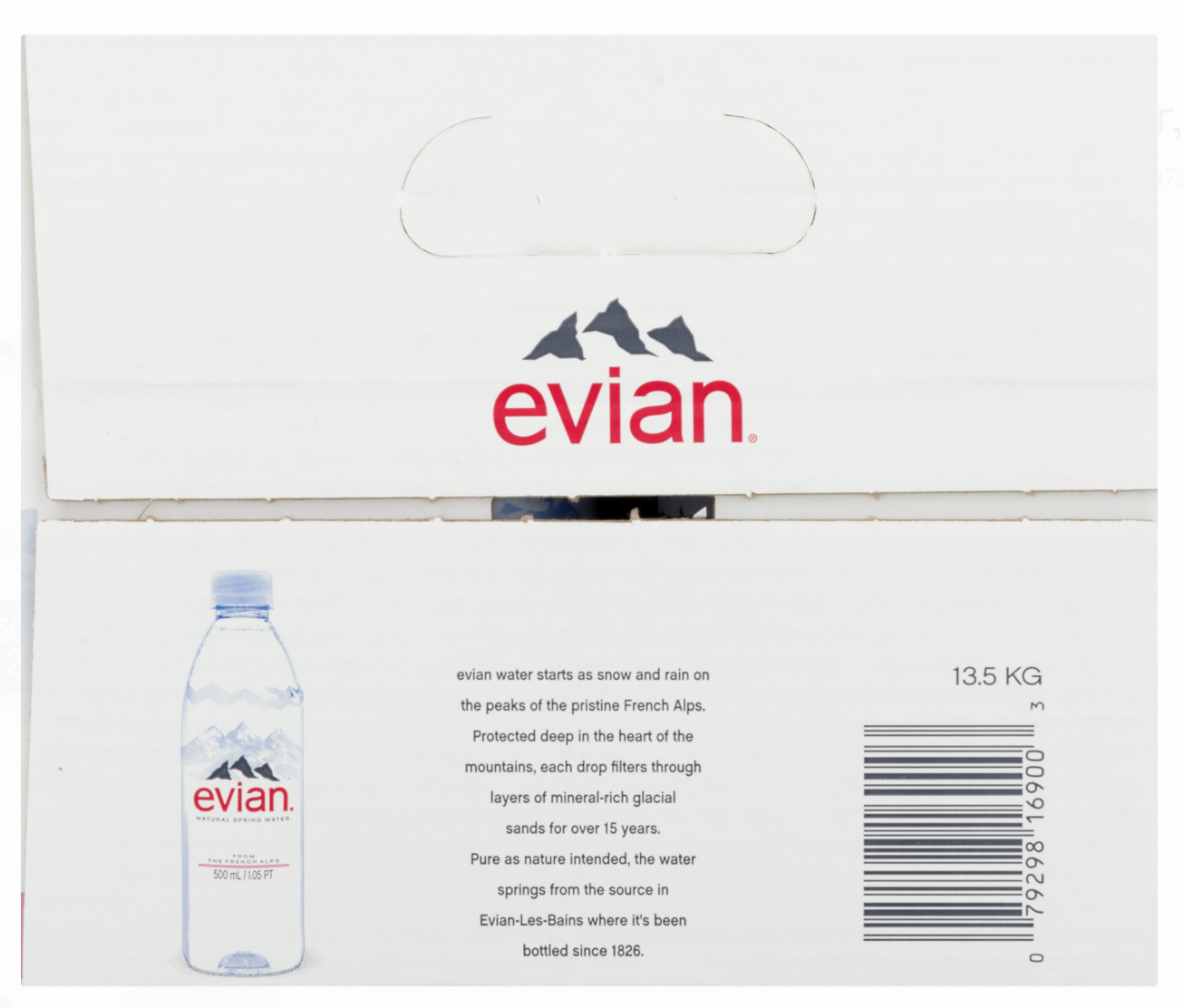 Evian Water 24/16.9 oz 500ml