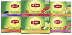 Lipton Tea Lipton Green Tea Bags, Tea Variety Pack (20)