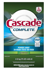 Cascade Complete Powder Dishwasher Detergent Fresh Scent 75 Oz (1)