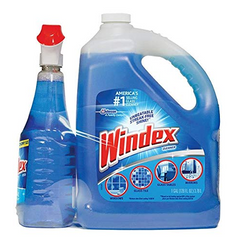 Windex Trigger + Plus Glass & Surface Cleaner, 128 oz.