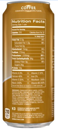 Starbucks Doubleshot Energy Coffee Beverage 15 Fl. Oz.