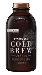 Starbucks Cold Brew Coffee Black Sweetened 11 oz