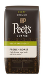 Peet's Coffee Decaf French Roast, Ground Coffee, 12oz Bag