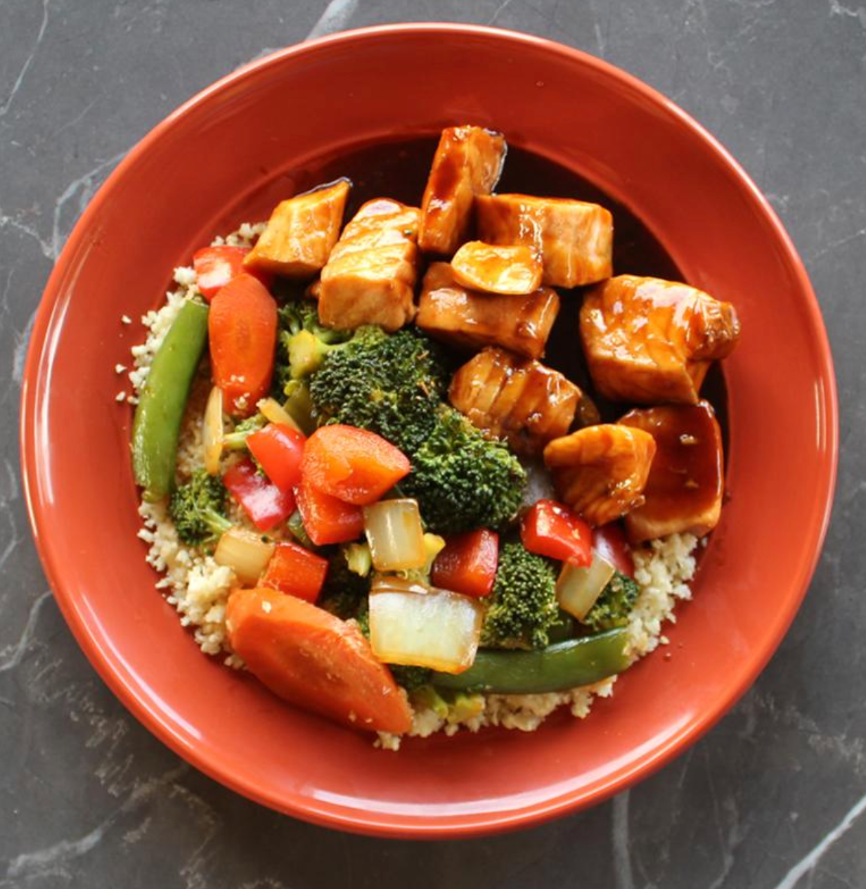 Teryaki Norwegian Salmon Bowl