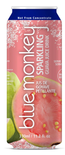 Blue Monkey Sparkling Guava Juice 12/11.2oz