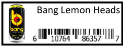 Bang Lemon Head 12/16oz