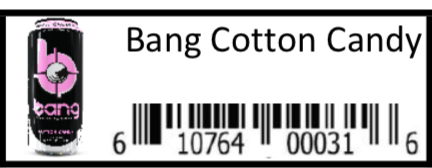 Bang Cotton Candy 12/16oz