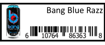 Bang Blue Razz 12/16oz