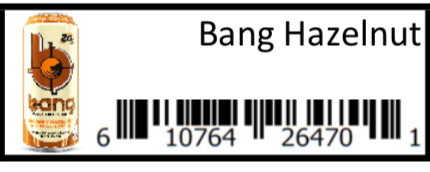 Bang Hazelnut 12/16oz