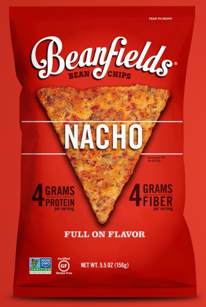 Beanfields NACHO BEAN CHIPS- 24 Case/1.5 oz
