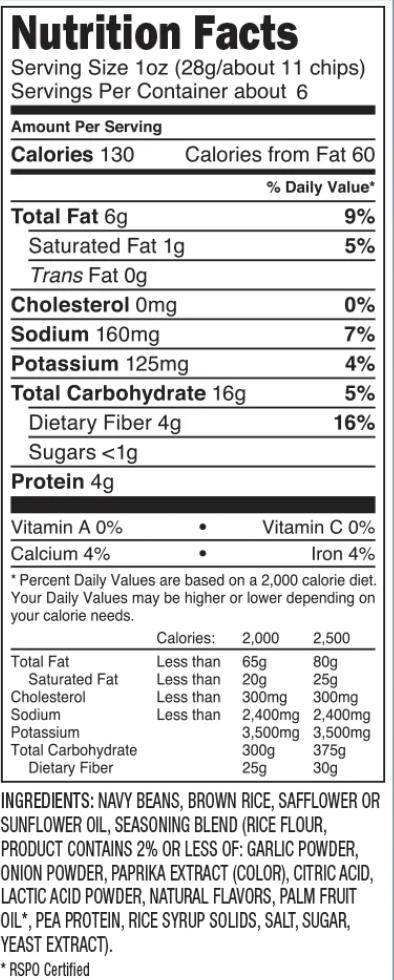 Beanfields CHEDDAR SOUR CREAM BEAN CHIPS - 24 Case/1.5 oz