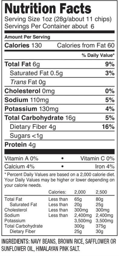 Beanfields HIMALAYAN PINK SALT BEAN CHIPS  - 24 Case/1.5 oz
