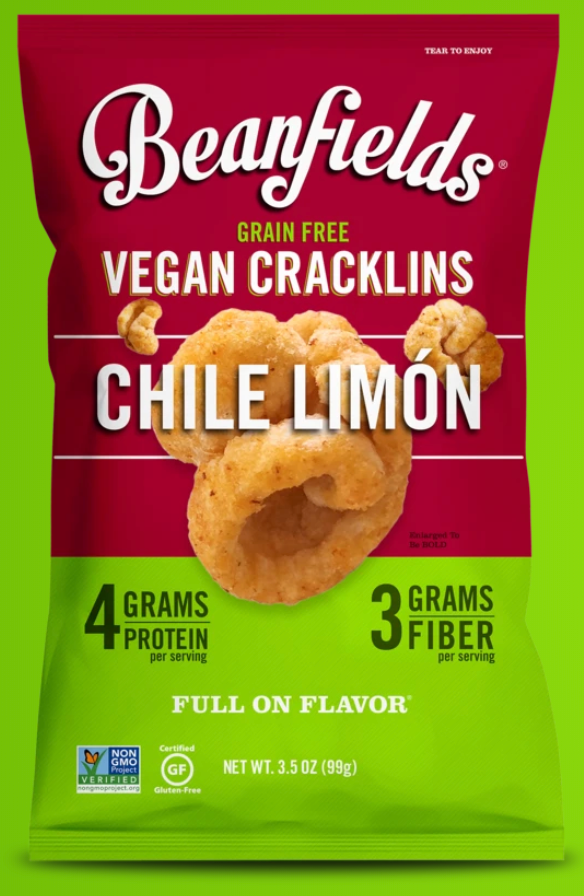 Beanfields CHILE LIMÓN VEGAN CRACKLINS  6 Case/3.5 oz