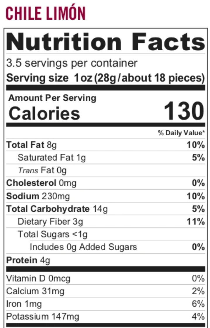 Beanfields CHILE LIMÓN VEGAN CRACKLINS  6 Case/3.5 oz