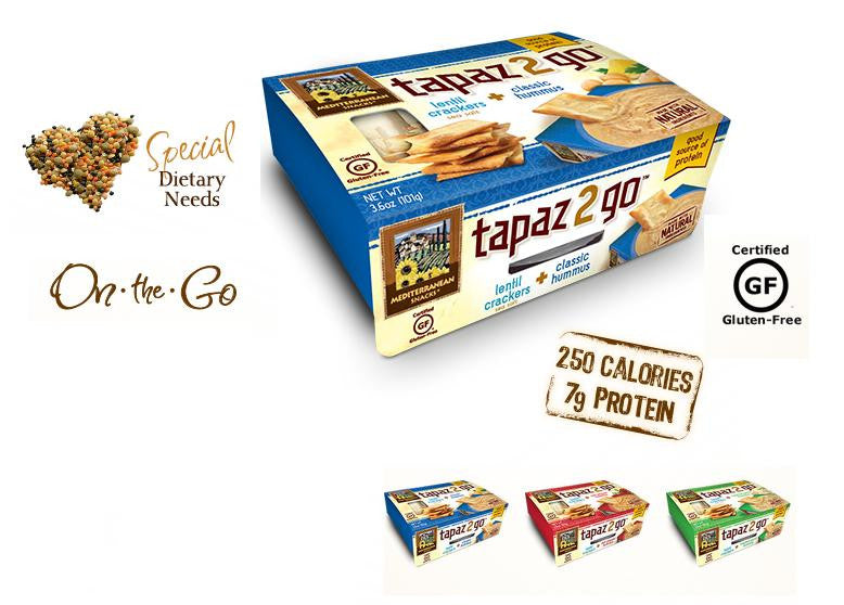 Tapaz to Go Mediterranean Tapaz Classic Hummus 6/3.6oz